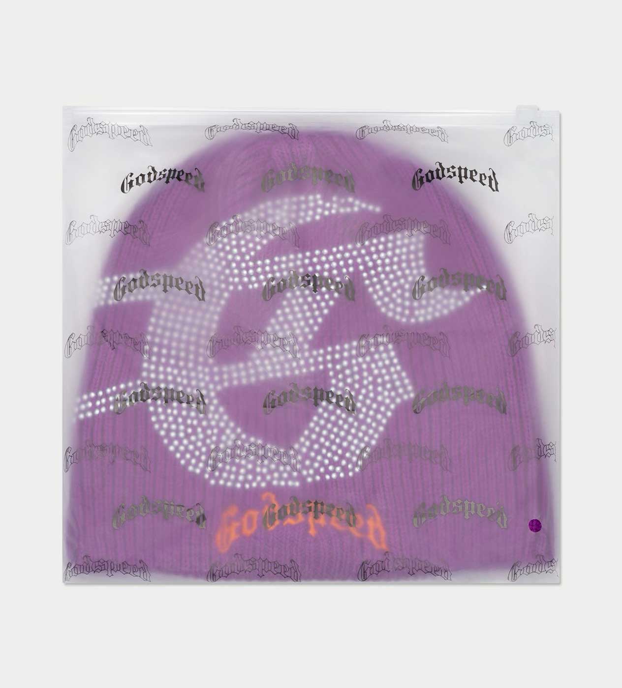 Godspeed Studded Beanie Purple