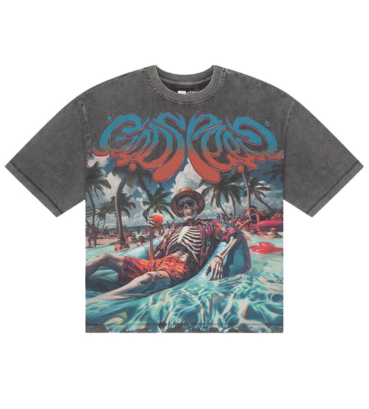 Godspeed Pool Party Tee Washed Grey