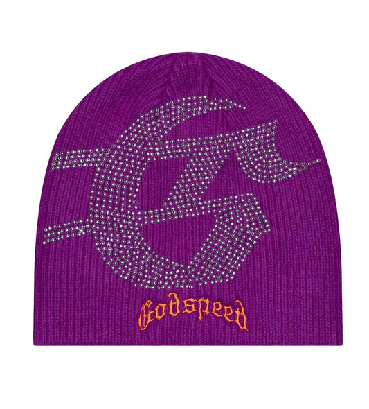 Godspeed Studded Beanie Purple