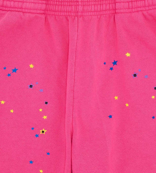 Sp5der P*nk Sweatpants V2 Pink