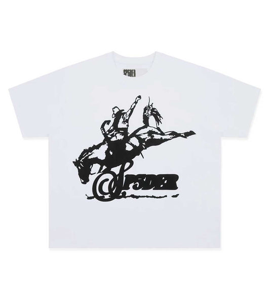 Sp5der Rodeo HW Tee White